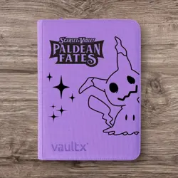 Vault X - 9 Pocket eXo-Tec Zip Binder Folder - Purple Pokemon Paldean Fates - Image 1