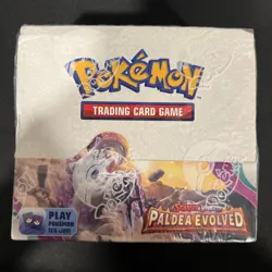 Pokemon TCG Paldea Evolved Booster Box Factory Sealed 820650863493 - Image 1