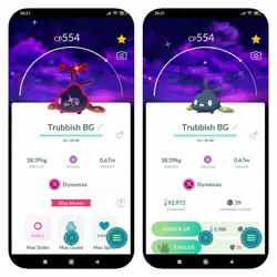 Pokemon Shiny Dynamax Trubbish - Dark Skies Background (Pls read description) - Image 1