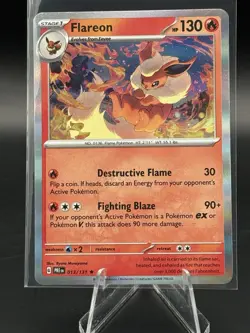 POKEMON TCG Prismatic Evolutions Flareon - 013/131 - Holo Rare - Near Mint - Image 1