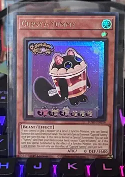 CupsyYummy JUSH-EN016 Justice Hunters 1st Edition YuGiOh - Image 1