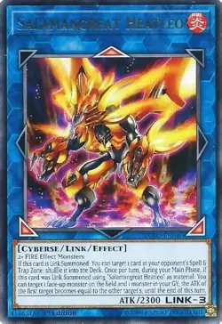 SOFU-EN040 SALAMANGREAT HEATLEO RARE 1ST EDITION NEAR MINT YuGiOh TCG - Image 1