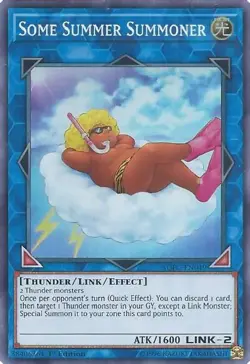 SOFU-EN049 Some Summer Summoner Super Rare MIXED Edition Near Mint YuGiOh TCG - Image 1