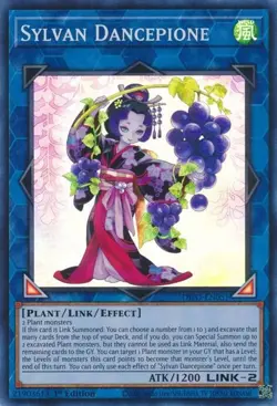 DIFO-EN051 Sylvan Dancepione 1st Edition Super Rare Near Mint YuGiOh TCG - Image 1