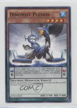 Dinomist Plesios Unlimited YuGiOh Breakers of Shadow #BOSH-EN025 - Image 1
