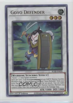 Goyo Defender (UR) 1st Ed. YuGiOh Battles of Legends: Armageddon #BLAR-EN058 - Image 1