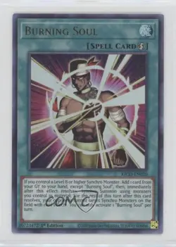 Burning Soul (UR) 1st Ed. YuGiOh King's Court #KICO-EN020 - Image 1