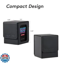 Mage Tech Commander Deck Box Lite - Card Display with Mini Snap Card Holder a - Image 4