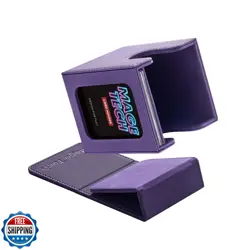 Mage Tech Commander Deck Box Lite - Card Display with Mini Snap Card Holder a - Image 1