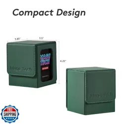 Mage Tech Commander Deck Box Lite - Card Display with Mini Snap Card Holder a - Image 4