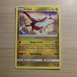 Latias 153/236 - NM SM Unified Minds - Pokemon 2019 Rare TCG Card - Image 1