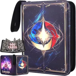 Lorcana Binder 9 Pocket, Large Lorcana Trading Card Binder with 50 Lorcana Card - Image 2