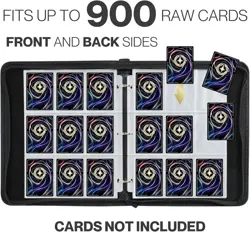 Lorcana Binder 9 Pocket, Large Lorcana Trading Card Binder with 50 Lorcana Card - Image 5