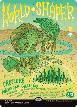 World Shaper (Secret Lair) FOIL PROMO NM Green Rare MAGIC MTG CARD ABUGames - Image 1