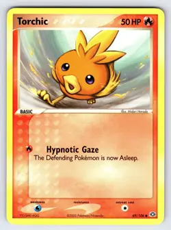 Torchic 69/106 2005 EX Emerald Pokemon Card TCG Nintendo Non Holo Common Nm/Vlp - Image 1