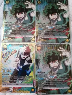 Union Arena My Hero Academia Deku Shoto Parallel 4 Card - Image 1