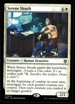 1x Serene Sleuth - Commander: Murders at Karlov Manor - NM - MTG - Image 1