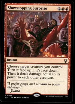 1x Showstopping Surprise - Commander: Murders at Karlov Manor - NM - MTG - Image 1