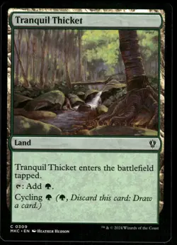 1x Tranquil Thicket - Commander: Murders at Karlov Manor - NM - MTG - Image 1
