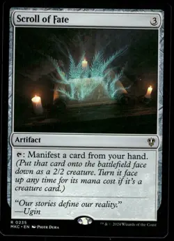 1x Scroll of Fate - Commander: Murders at Karlov Manor - NM - MTG - Image 1