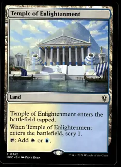 1x Temple of Enlightenment - Commander: Murders at Karlov Manor - NM - MTG - Image 1