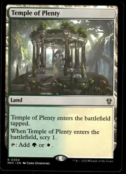 1x Temple of Plenty - Commander: Murders at Karlov Manor - NM - MTG - Image 1