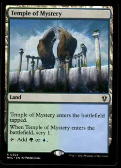 1x Temple of Mystery - Commander: Murders at Karlov Manor - NM - MTG - Image 1