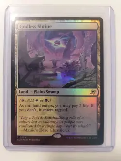Godless Shrine #254 EOE R (FOIL) - MTG Edge Of Eternities MTG Magic Gathering - Image 1