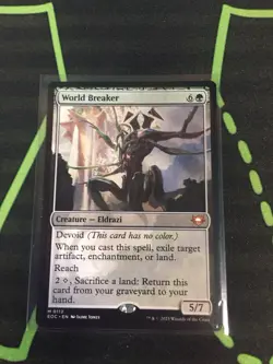 MTG Magic The Gathering World Breaker EOC Mythic Eldrazi Green Commander - Image 1