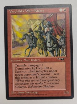 Magic Mtg Alliances Varchild's War-Riders near mint - Image 1