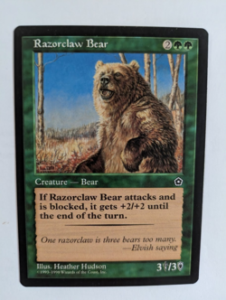 Razorclaw Bear Portal MTG NM Free shipping with tracking - Image 1