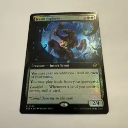 Icetill Explorer FOIL Extended Art 343 Edge of Eternities EOS MTG Rare Unplayed - Image 3