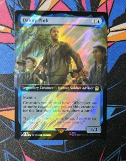Danny Pink NM Extended Art Surge Foil MTG Doctor Who Unplayed Magic Gathering - Image 1