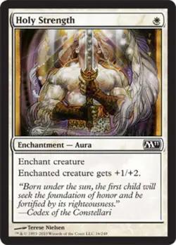 Holy Strength - Magic 2011 (M11) #16/249 MTG Magic The Gathering - Image 1