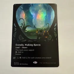 Evendo Waking Haven FOIL Borderless 279 Edge of Eternities EOE MTG Unplayed MINT - Image 1