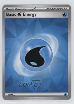 Water Energy (Cracked Ice) Pokemon Scarlet & Violet Basic Energies (SVEEN) #011 - Image 1
