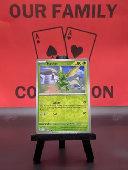 Scyther 004/197 Sv03: Obsidian Flames Pokemon TCG Reverse Holo Common 2023 NM - Image 1