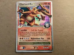 2009 Charizard pokemon card SP level up Promo DP45 - Image 2