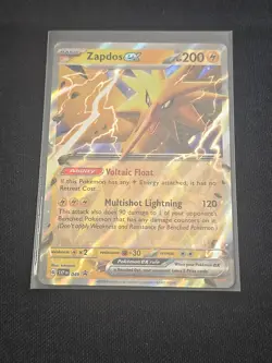Zapdos ex 049 Sv: Scarlet & Violet Black Star Promo Cards Holo Pokemon TCG NM - Image 1