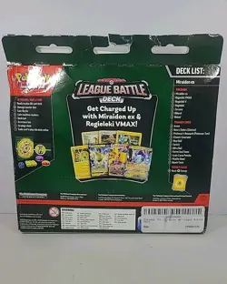 Pokemon TCG League Battle Deck Miraidon ex Regieleki VMAX **Read Description** - Image 2