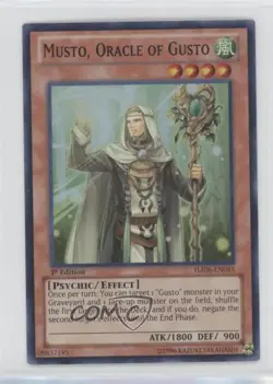 Musto Oracle of Gusto 1st Ed. YuGiOh Hidden Arsenal 6: Omega Xyz #HA06-EN045 - Image 1