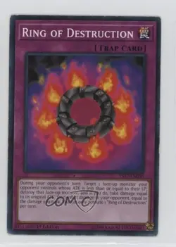Ring of Destruction 1st Ed. YuGiOh Starter Deck: Link Strike #YS17-EN036 - Image 1