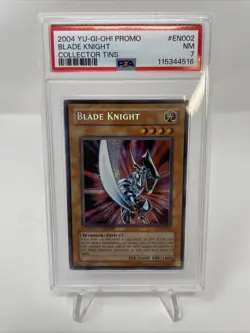 PSA 7 Blade Knight CT1-EN002 * Secret Rare * Yugioh 2004 Promo - Image 1