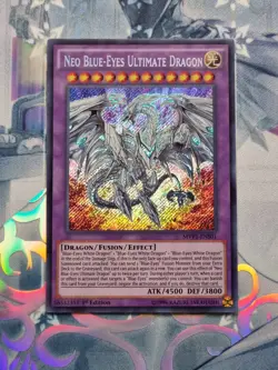 MVP1-ENS01 NEO BLUE-EYES ULTIMATE DRAGON SECRET RARE 1ST NEAR MINT YUGIOH TCG - Image 1
