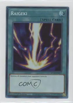 Raigeki 1st Ed. YuGiOh Structure Deck: Spirit Charmers #SDCH-EN021 - Image 1