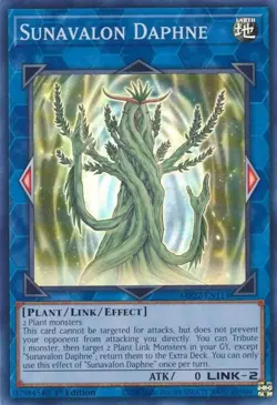 MP22-EN114 Sunavalon Daphne Super Rare 1st Edition Near Mint YuGiOh TCG - Image 1