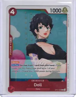 2025 One Piece Card Game: A Fist of Divine Speed OP11 R Doll #OP11-008 nr2 - Image 1
