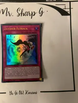 ZEITDIEB FLYBACK - 1. AUFLGE GFTP-DE068 DEUTSCH Yu-Gi-Oh! CARD ULTRA RARE HOLO - Image 2