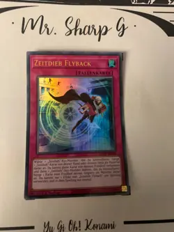 ZEITDIEB FLYBACK - 1. AUFLGE GFTP-DE068 DEUTSCH Yu-Gi-Oh! CARD ULTRA RARE HOLO - Image 4