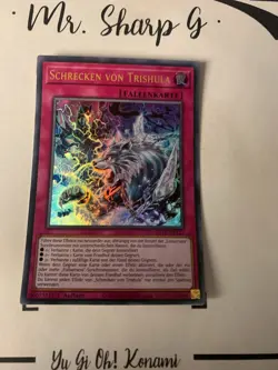 SCHRECKEN VON TRISHULA - 1. AUFLAGE GFTP-DE127 DE Yu-Gi-OH! CARD ULTRA RARE - Image 4
